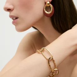 Bracelet Maille Ovale grand modèle