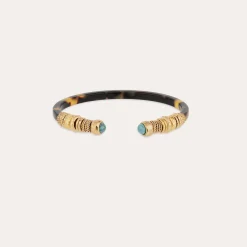 Bracelet Sari acétate - Écaille