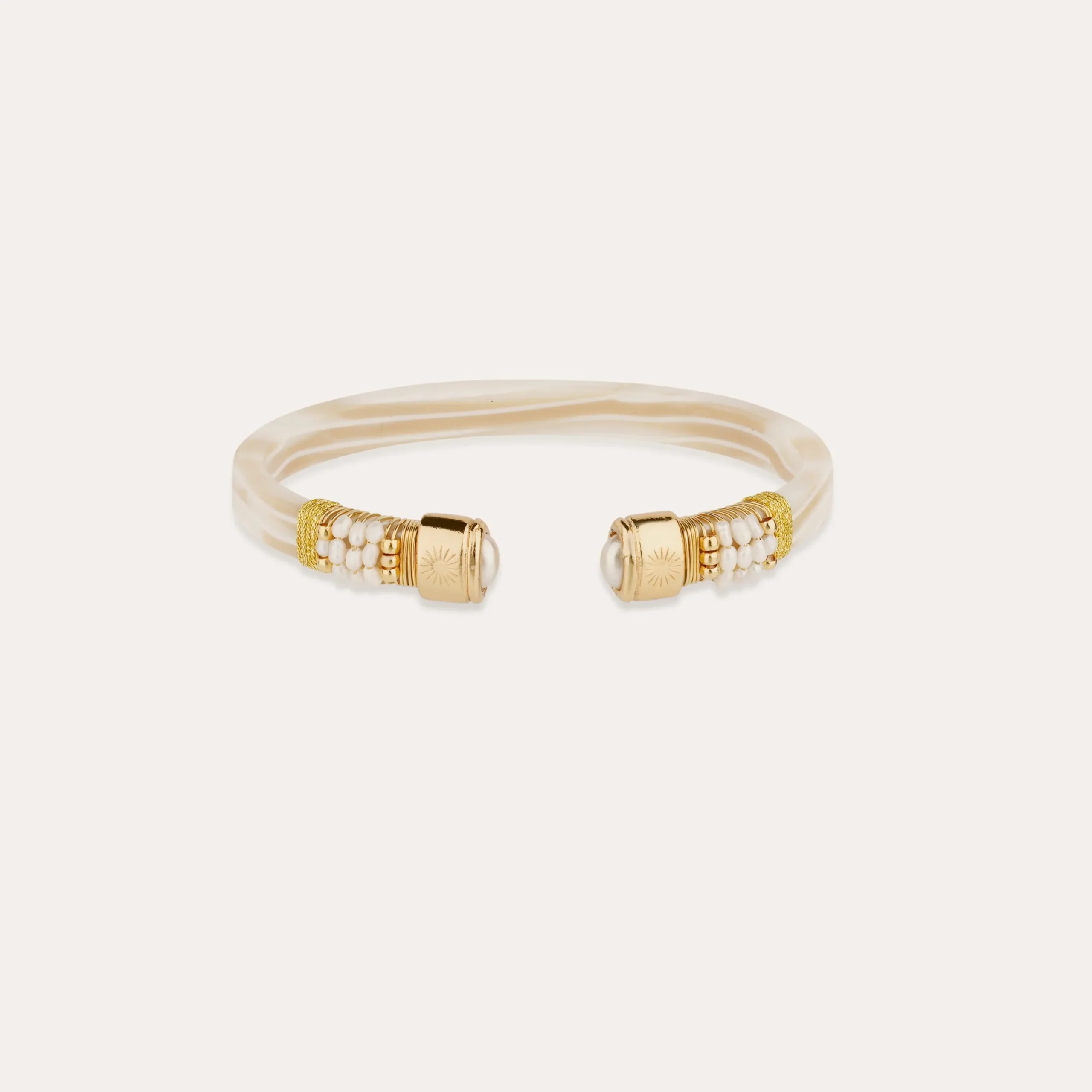 Bracelet Sarina acétate - Ivoire