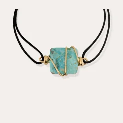 Bracelet Square mini lien - Turquoise