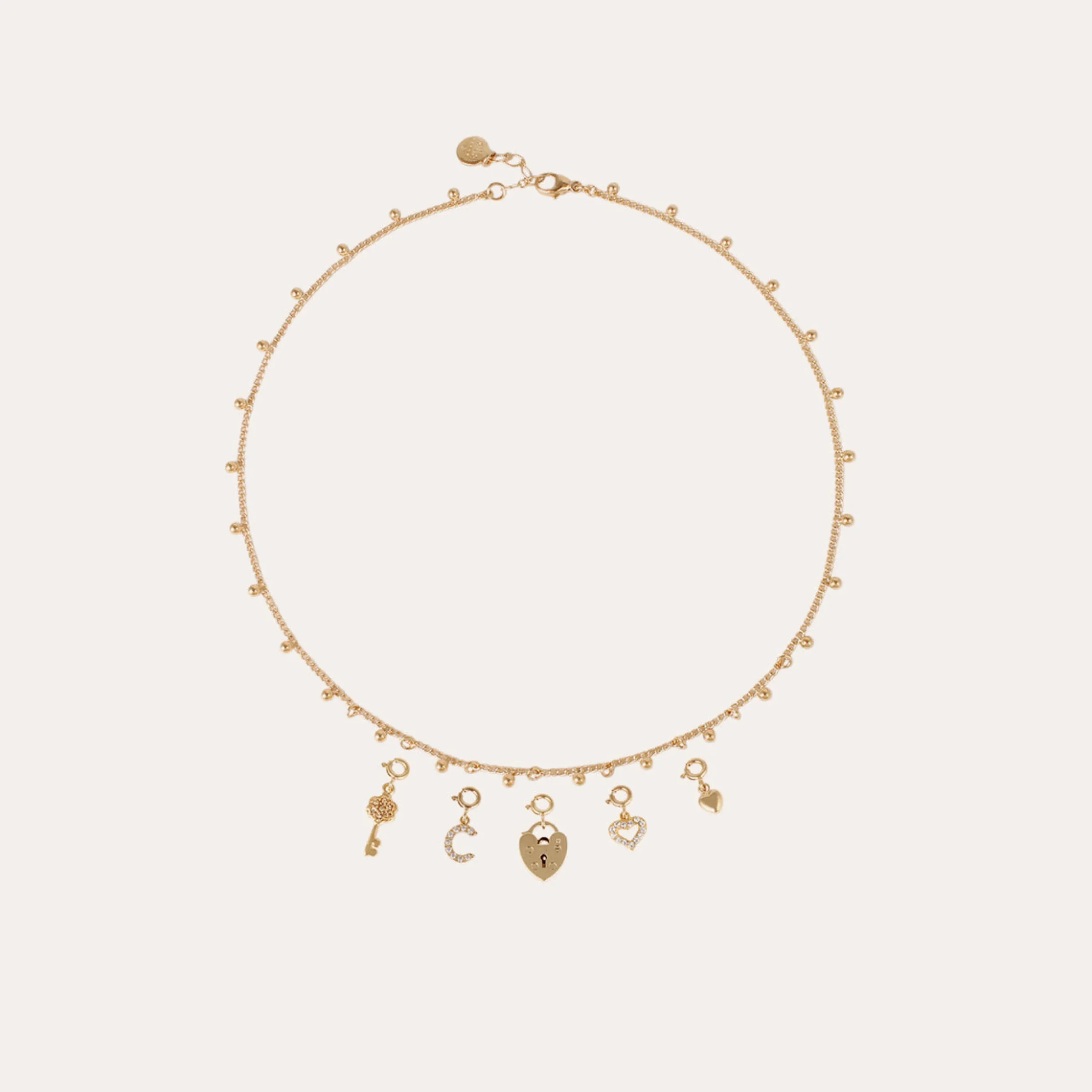 Charms pendentif lettre E strass