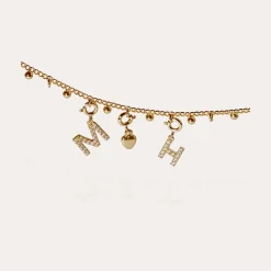 Charms pendentif lettre H strass