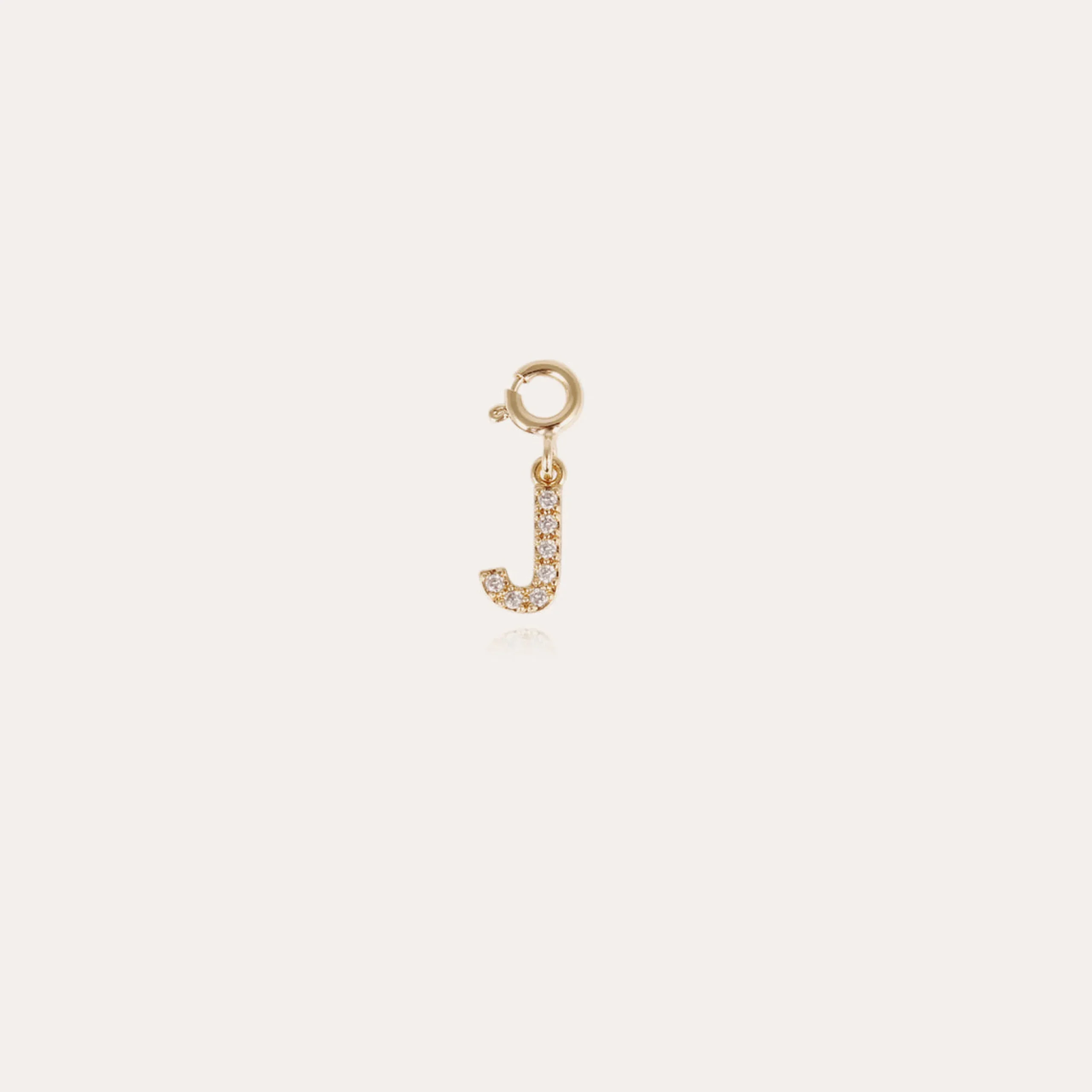 Charms pendentif lettre J strass