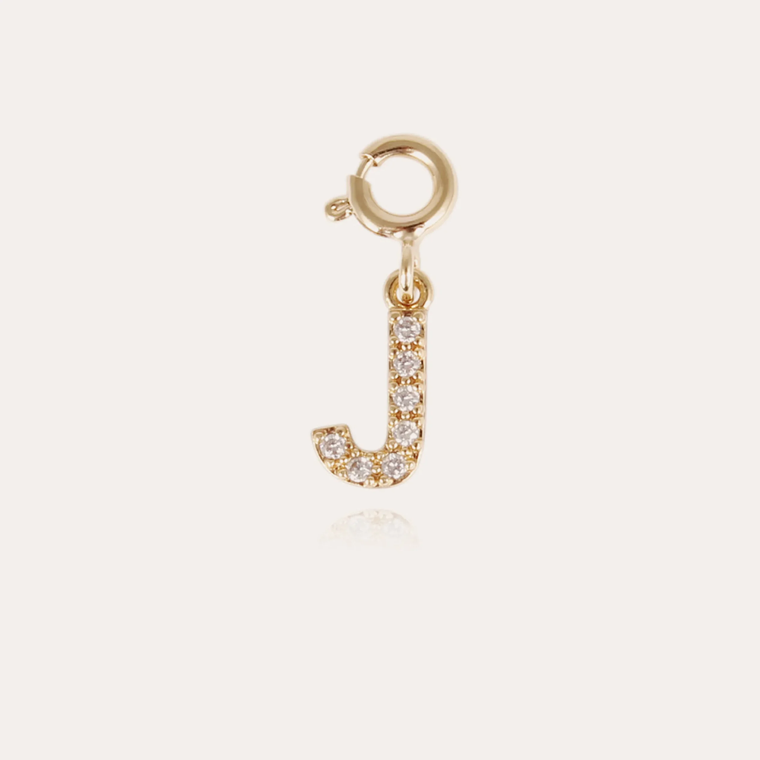 Charms pendentif lettre J strass
