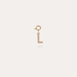 Charms pendentif lettre L strass