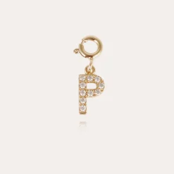 Charms pendentif lettre P strass
