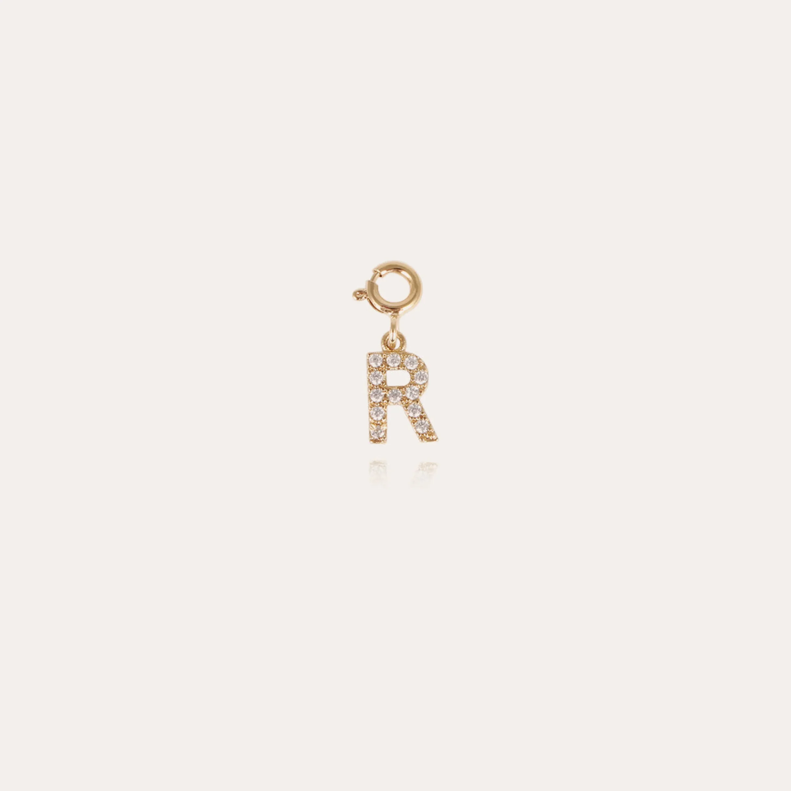 Charms pendentif lettre R strass