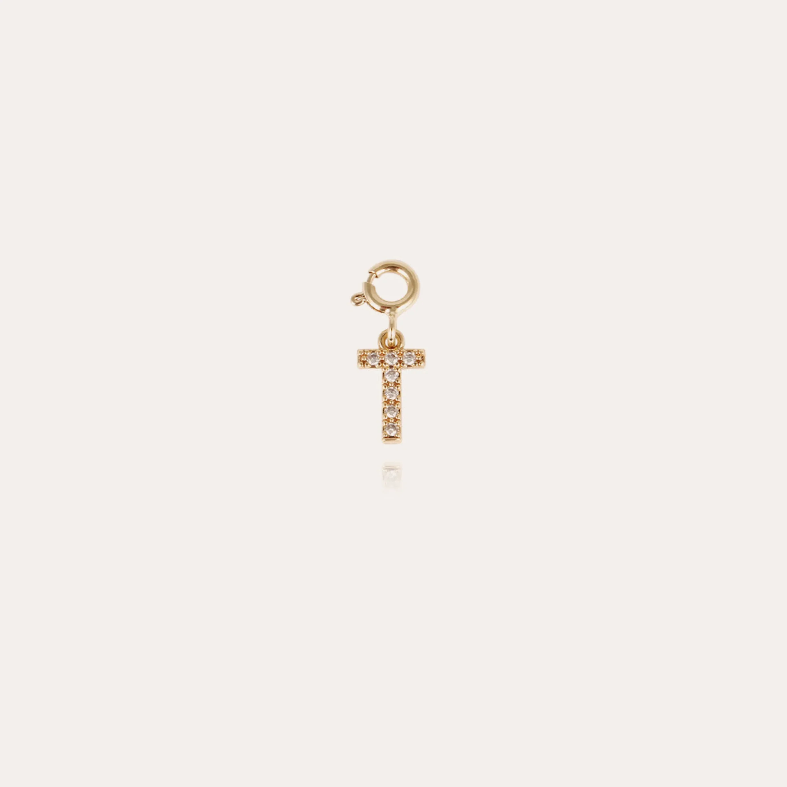 Charms pendentif lettre T strass