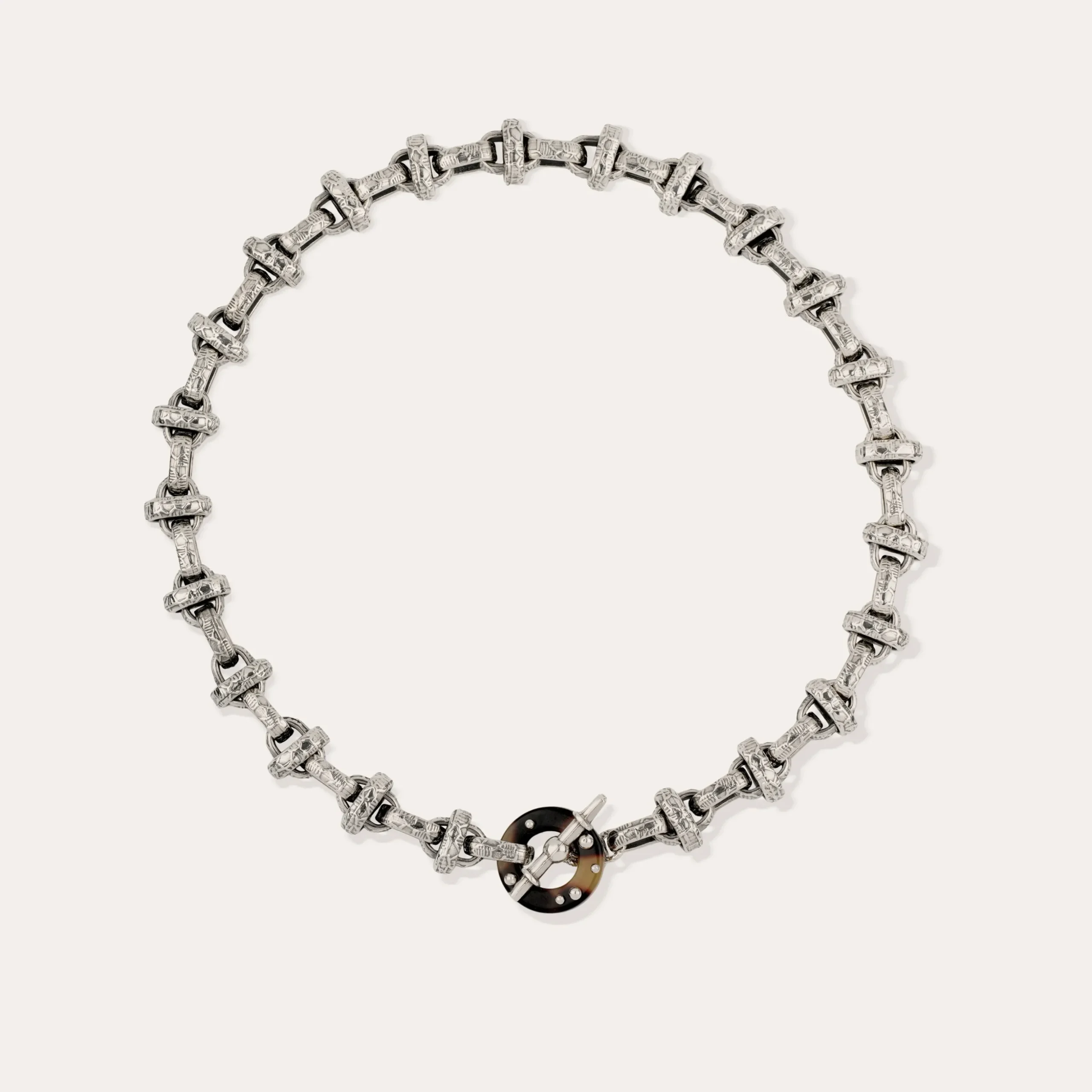 Collier Adrian acétate - Écaille