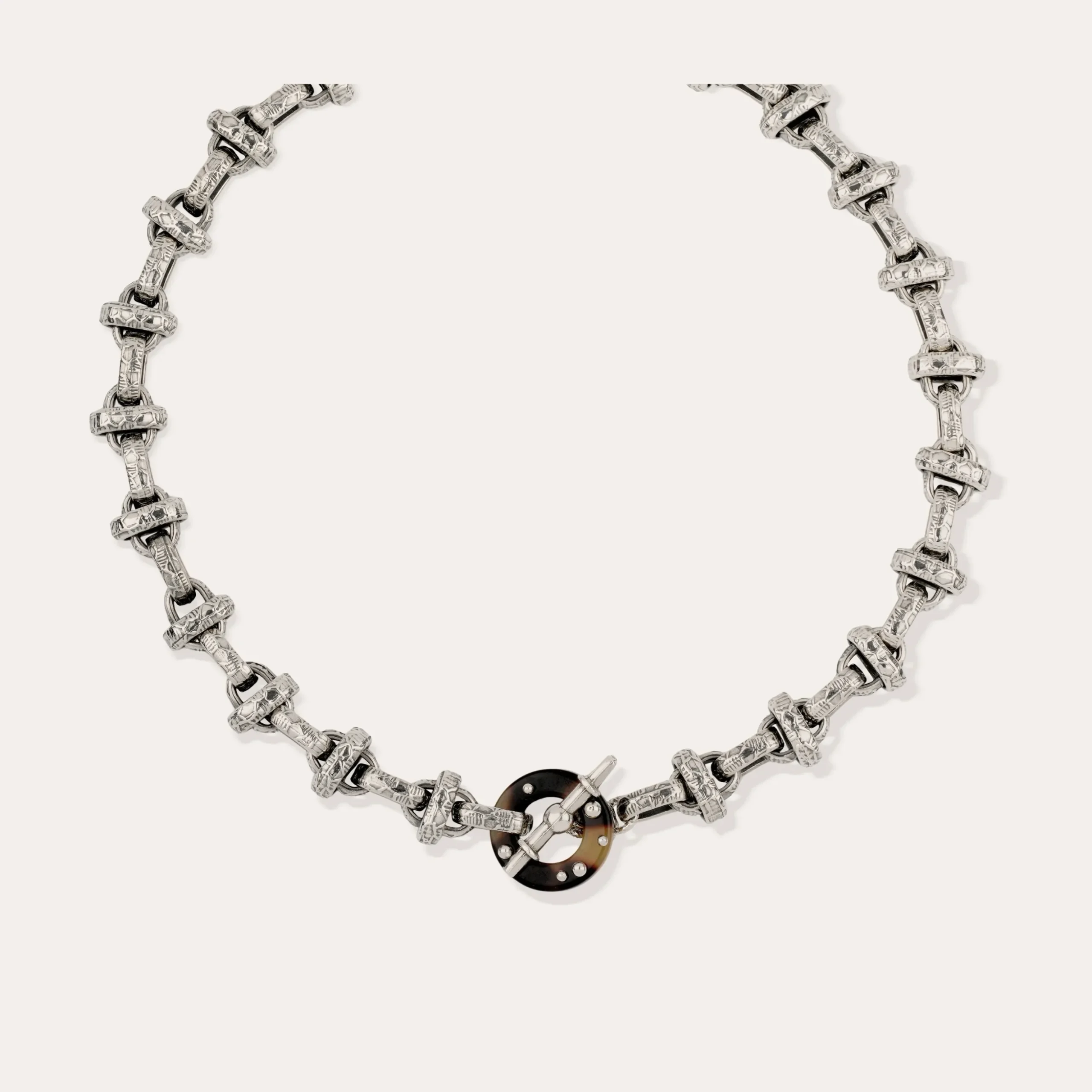 Collier Adrian acétate - Écaille