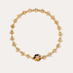 Collier Adrian acétate - Écaille