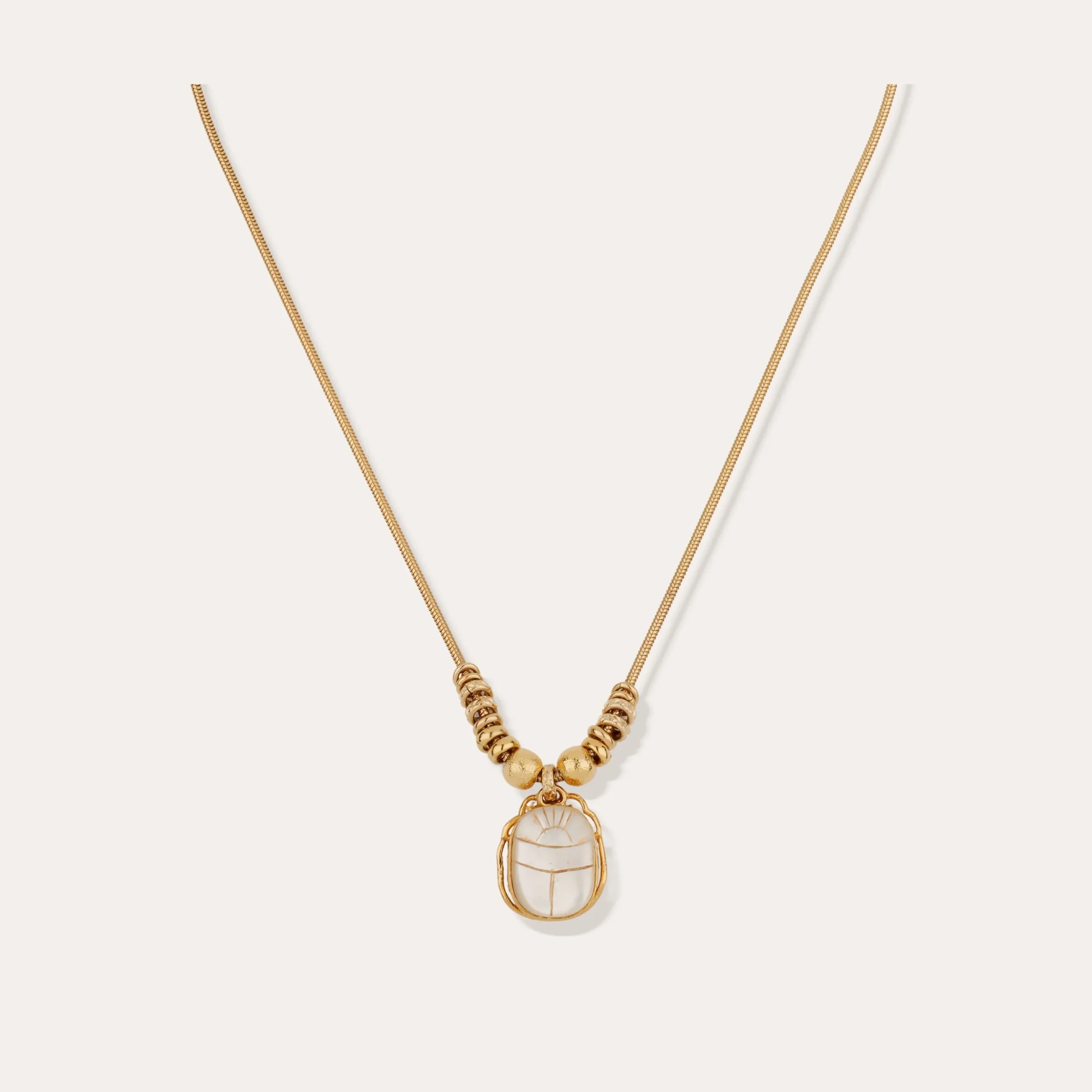 Collier Bia Scaramouche - Nacre Blanche