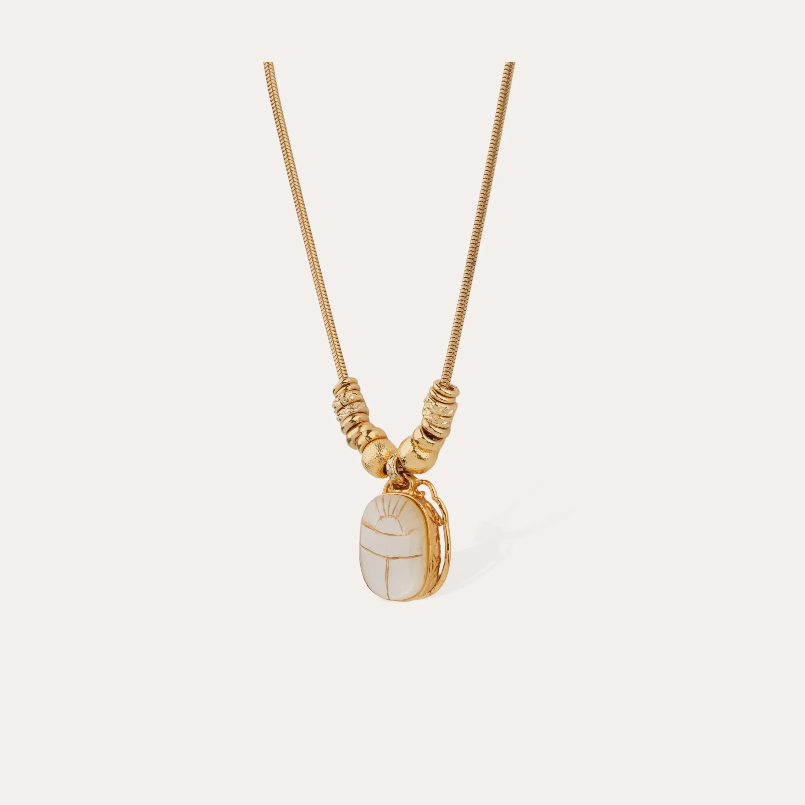 Collier Bia Scaramouche - Nacre Blanche