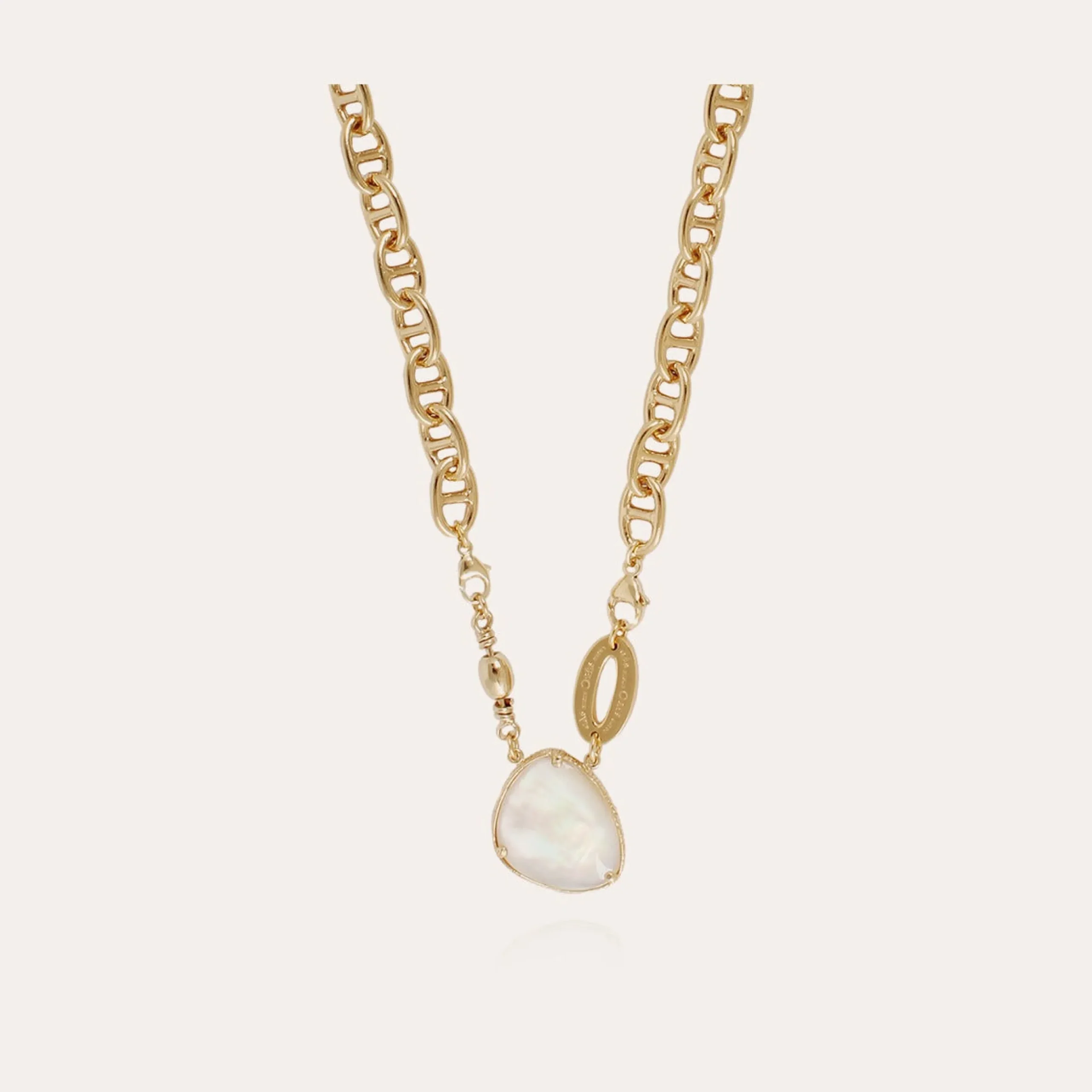 Collier Billy - Nacre blanche