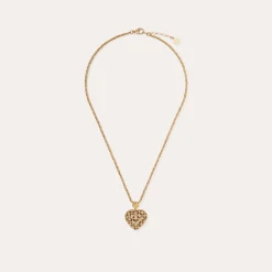 Collier Coracao petit modèle bicolore