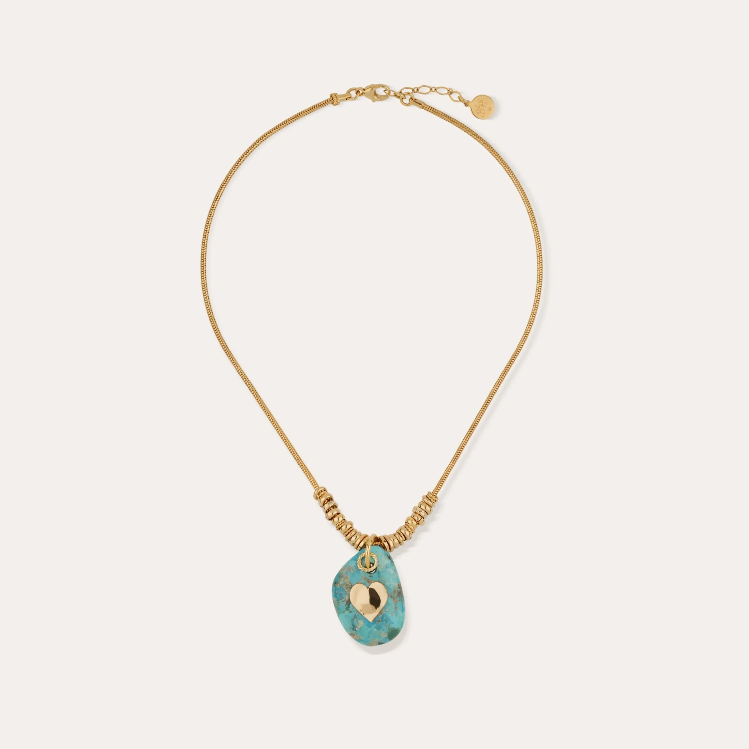 Collier Galet - Turquoise
