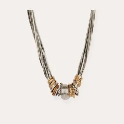 Collier Jos bicolore