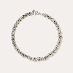 Collier Maille rond entrecroisé