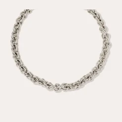 Collier Maille rond entrecroisé