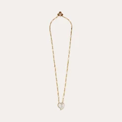 Collier Scapulaire Mirage - Bois & Nacre Blanche