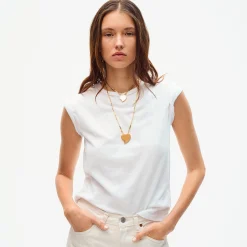 Collier Scapulaire Mirage - Bois & Nacre Blanche