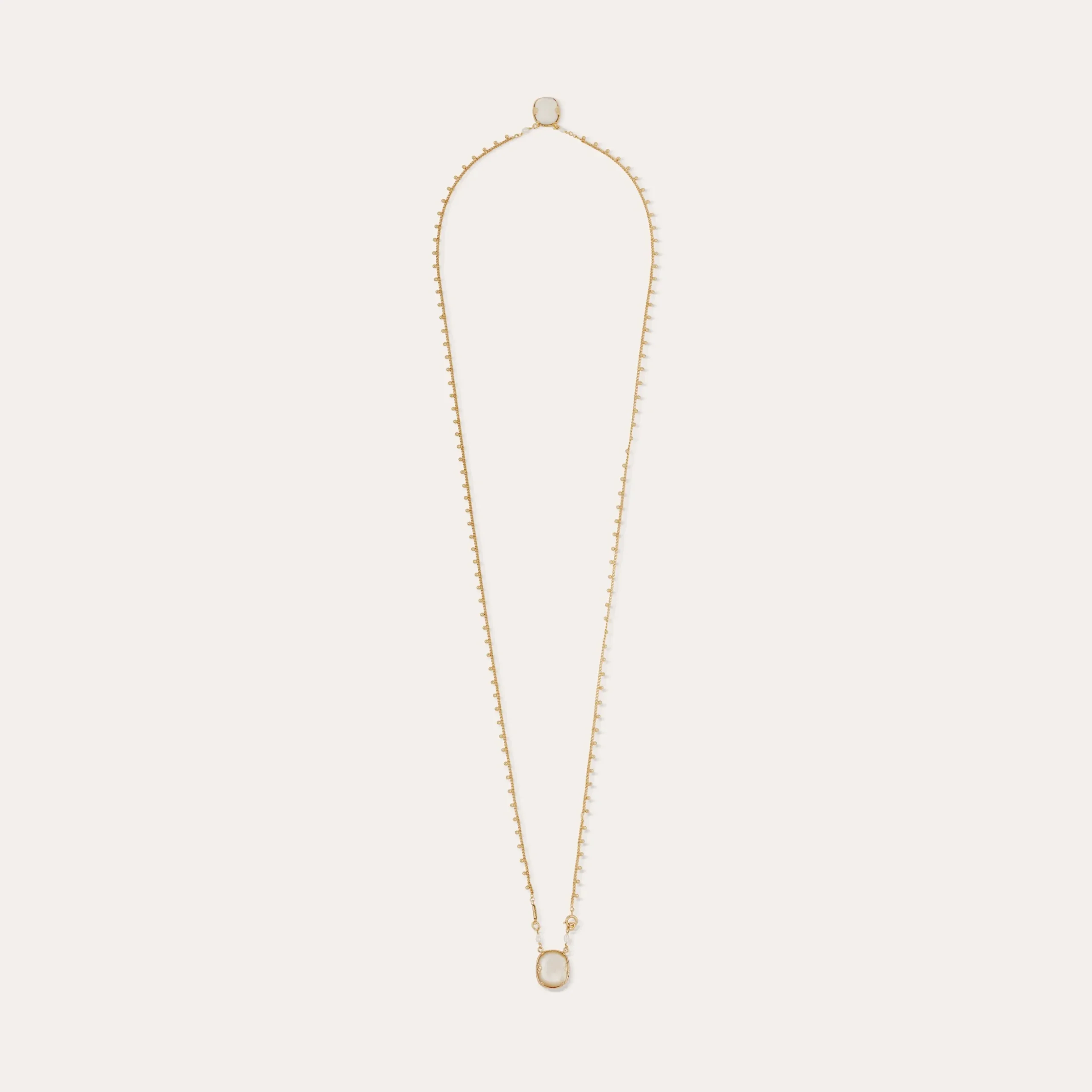 Collier Scapulaire Ovo - Nacre blanche