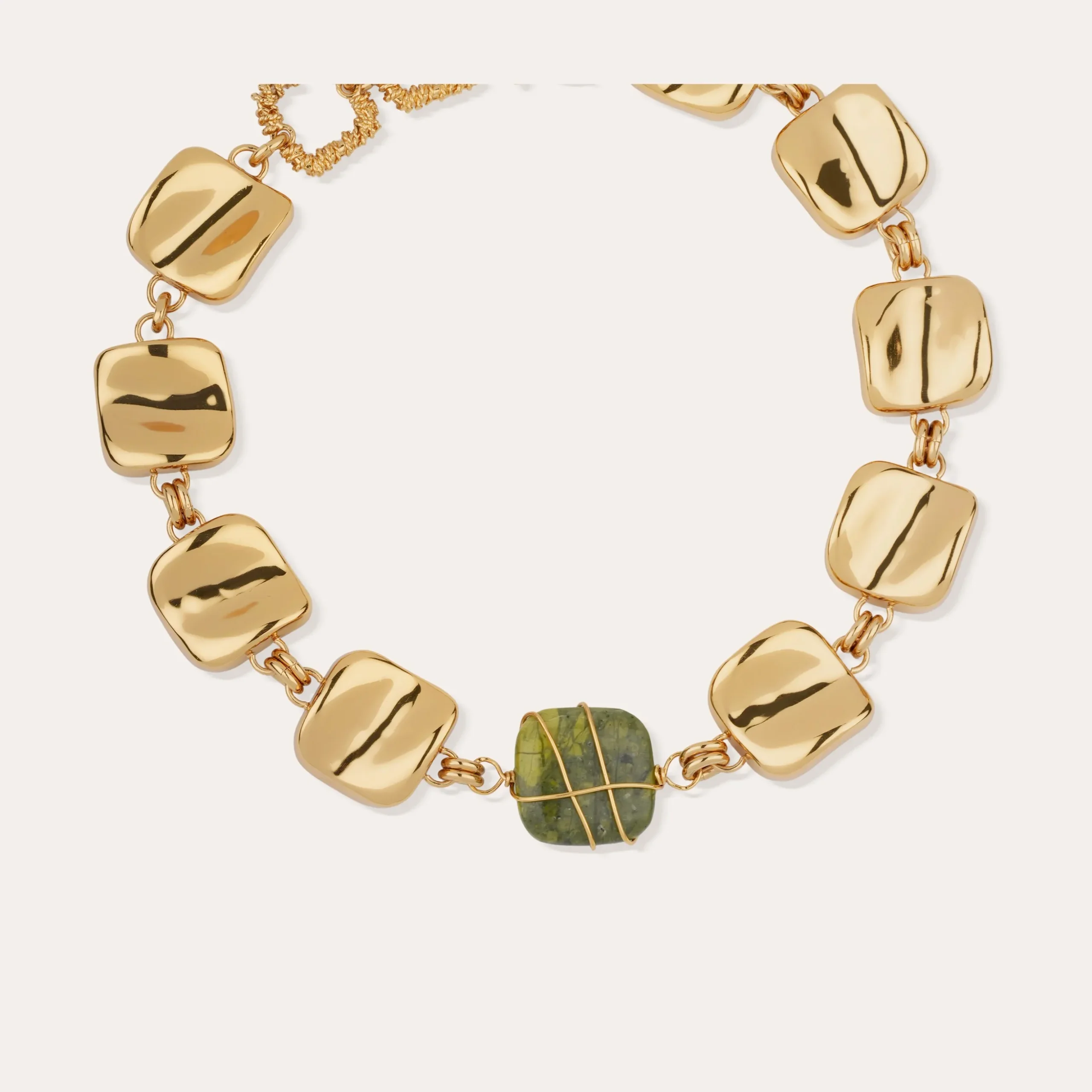 Collier Square Rainbow - Vessonite
