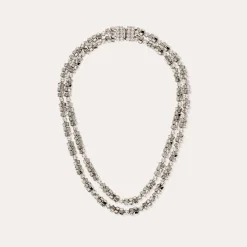 Collier Trevise finition rhodium