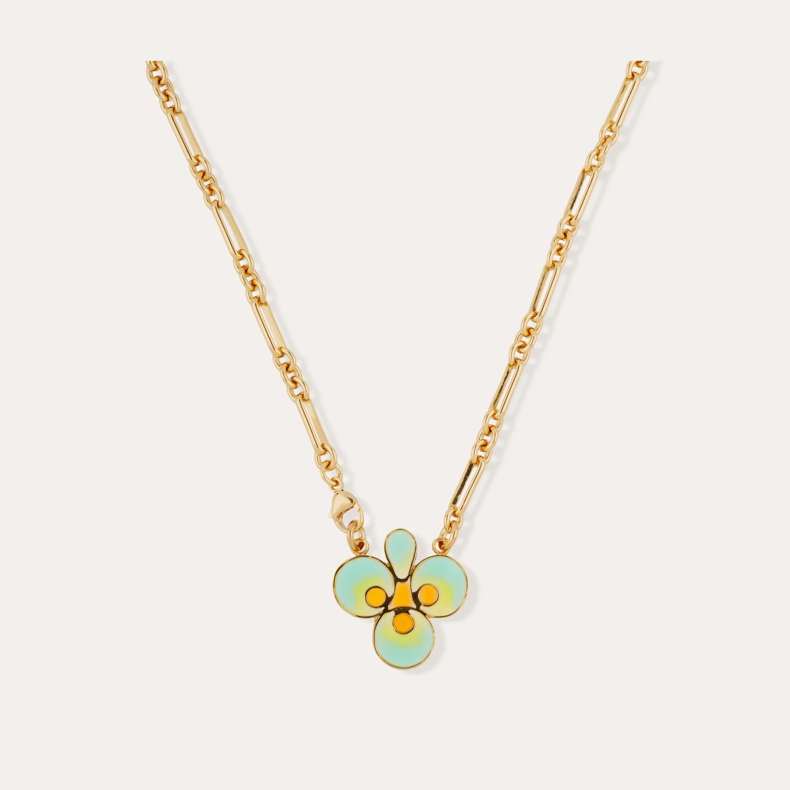 Collier Trèfle émail