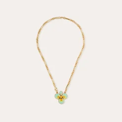 Collier Trèfle émail