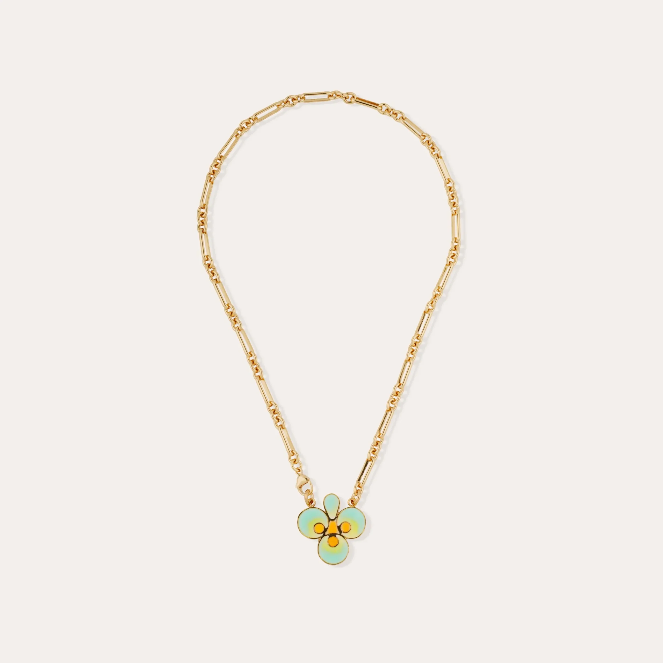 Collier Trèfle émail