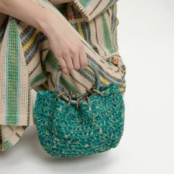 Sac bourse Canoubiers raphia
