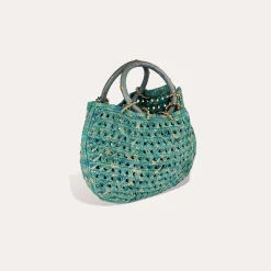 Sac bourse Canoubiers raphia