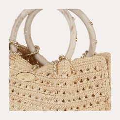 Sac bourse Canoubiers raphia