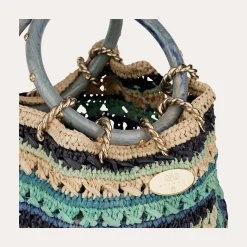 Sac Bourse Picot raphia