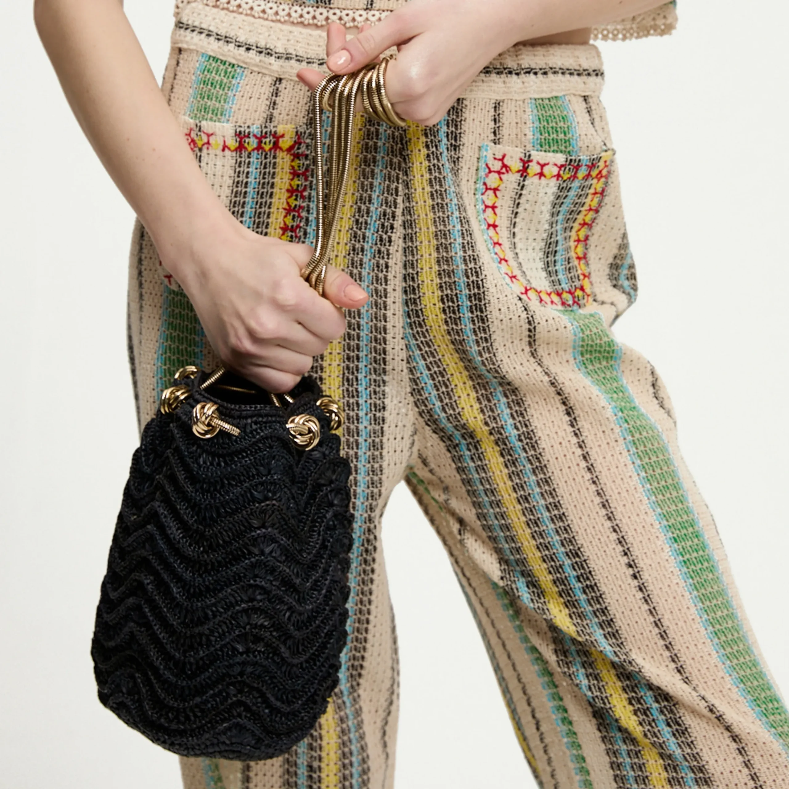 Sac bourse Soul Palmiers - Noir