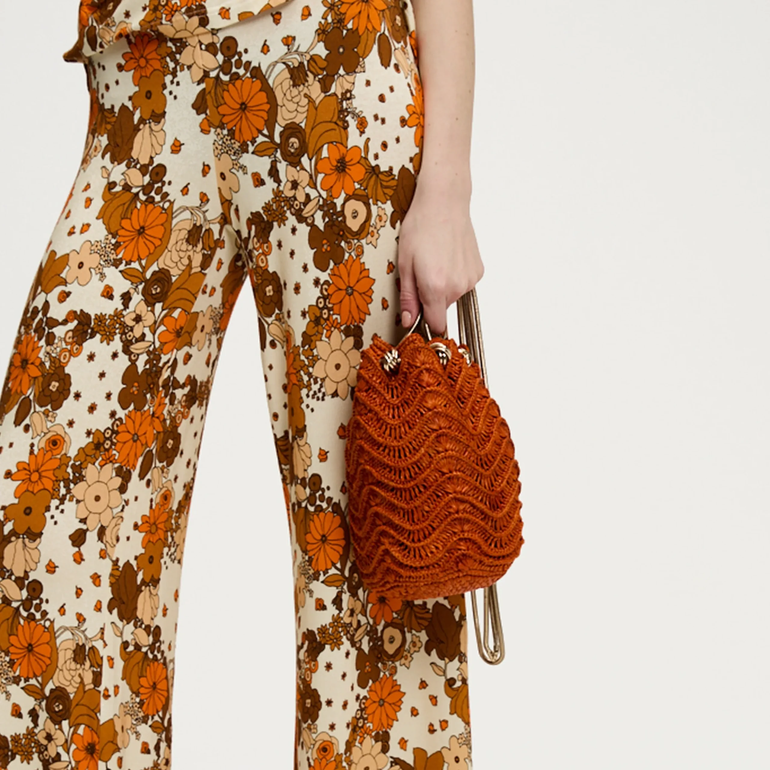 Sac bourse Soul Palmiers - Orange