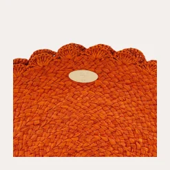 Sac pochette Sun raphia