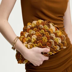 Sac pochette Sun Sirena raphia